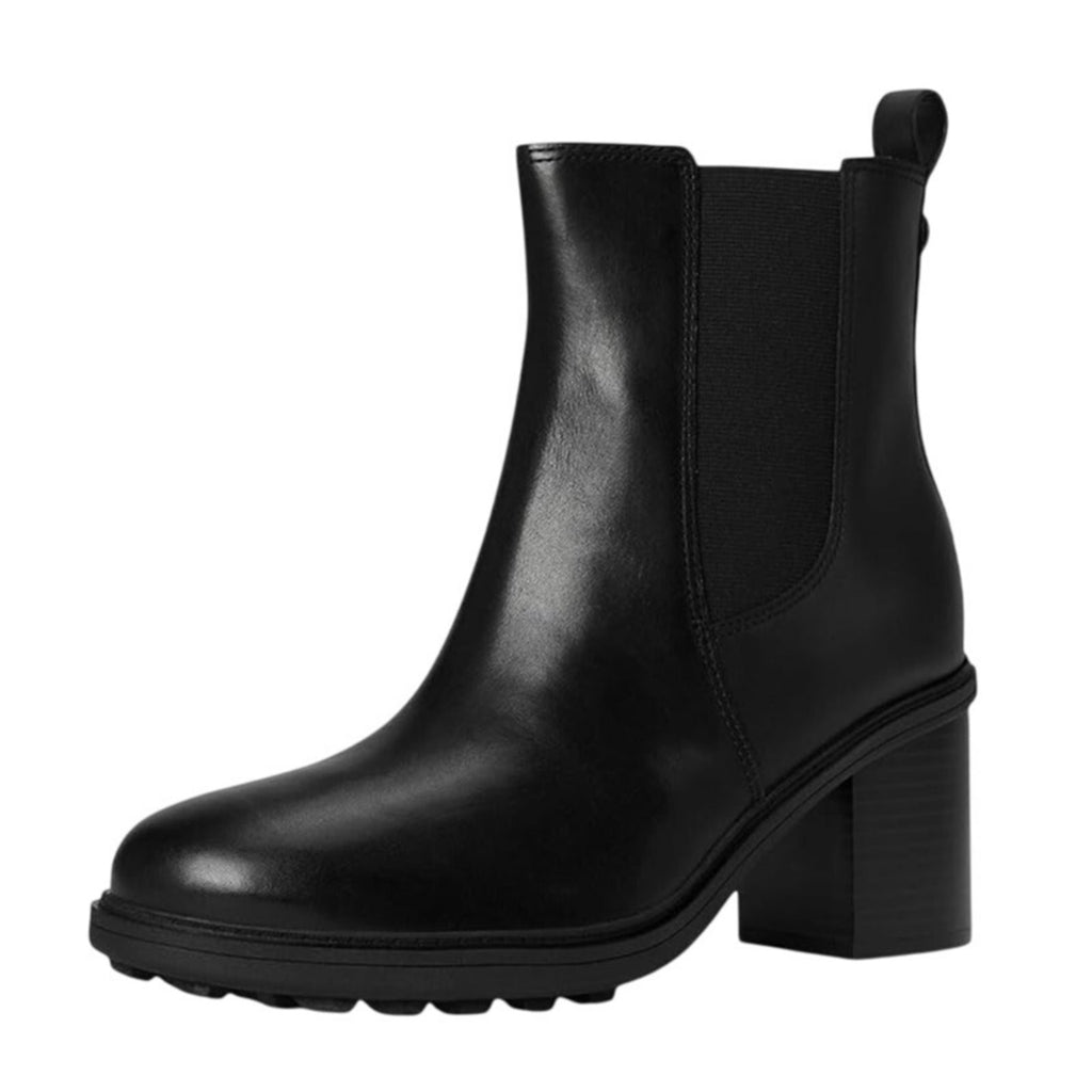 VIONIC Womens Truckee Booties Size 9 Wide Black Leather Waterproof NIB