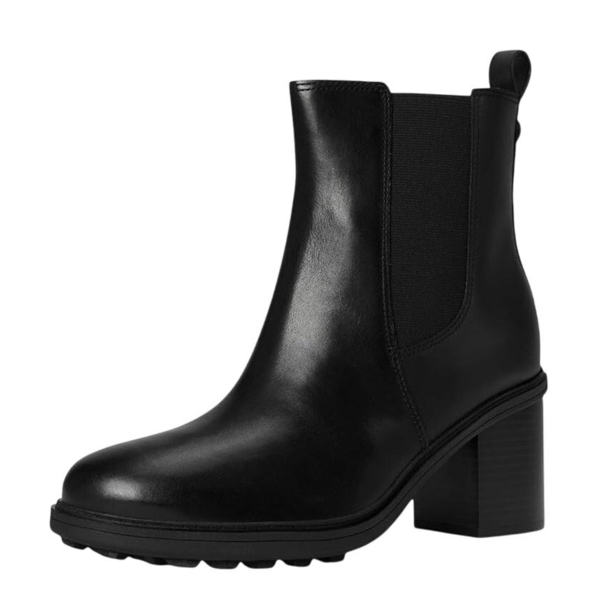 VIONIC Womens Truckee Booties Size 9 Wide Black Leather Waterproof NIB