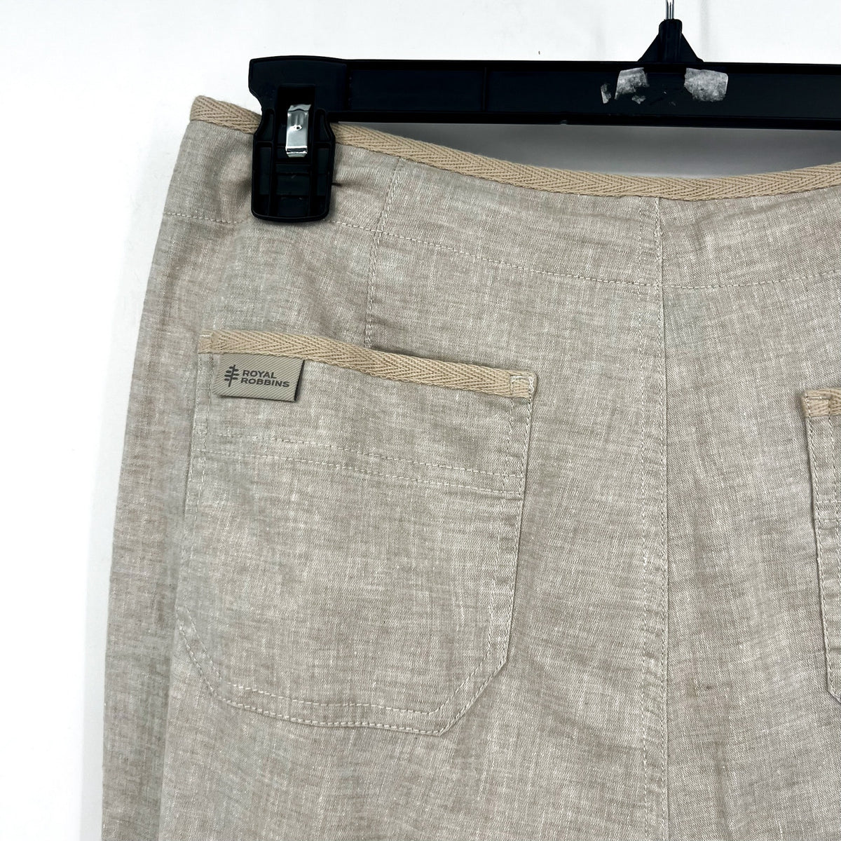 Royal Robbins Women's Hempline Tie Pants Size 4 Beige Drawstring NWT