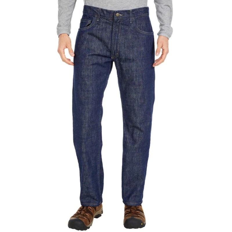 Tyndale Men's Versa Regular Fit Flex FR Jeans 34x30 Dark Blue NWOT