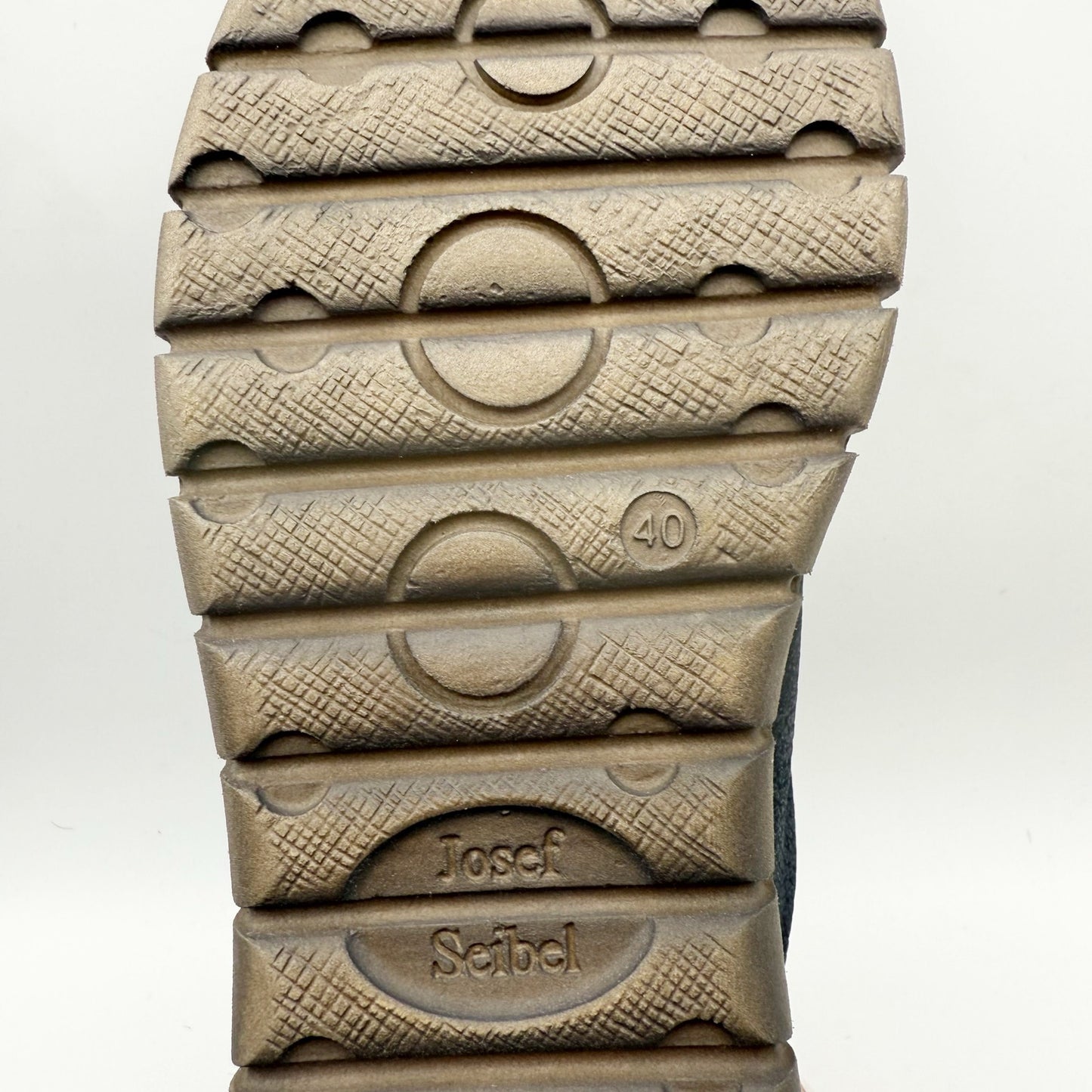 Josef Seibel Womens Steffi 62 Sneaker EU 40 US 9-9.5 Blue Leather Waterproof NIB