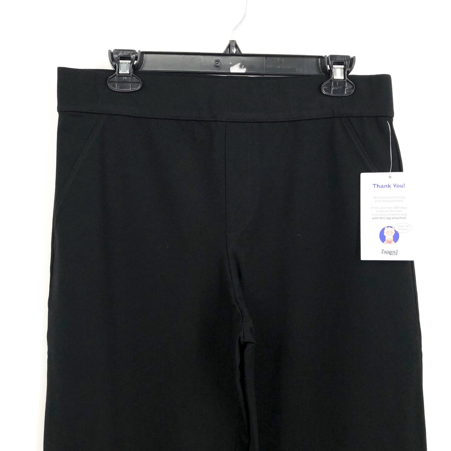 SANCTUARY Womens Runway Ponte Pants XL US 12 Black Pull-On Wide Leg Trouser NWT