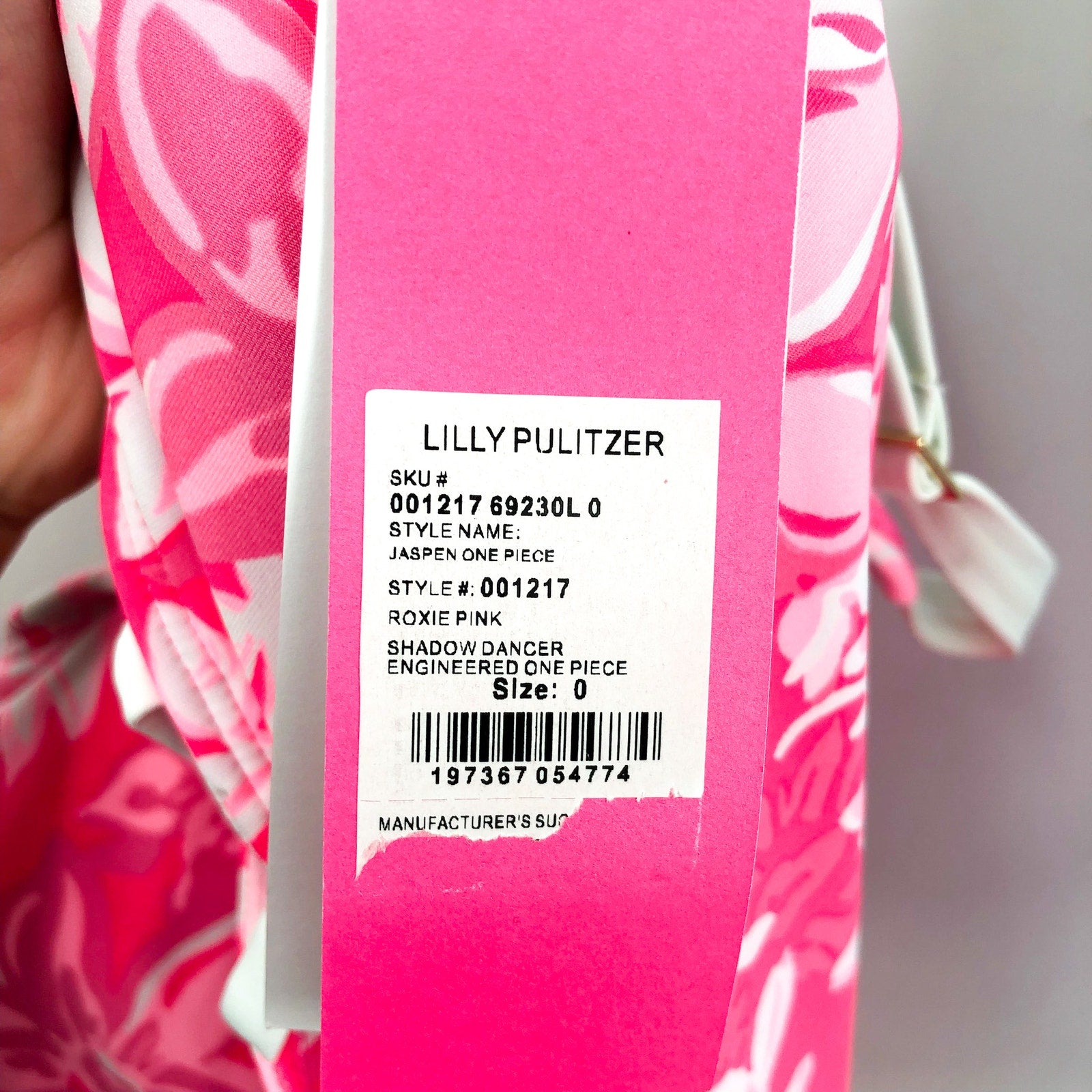 LILLY PULITZER Women's Jaspen One Piece Swimsuit Size 0 Roxy Pink NWT