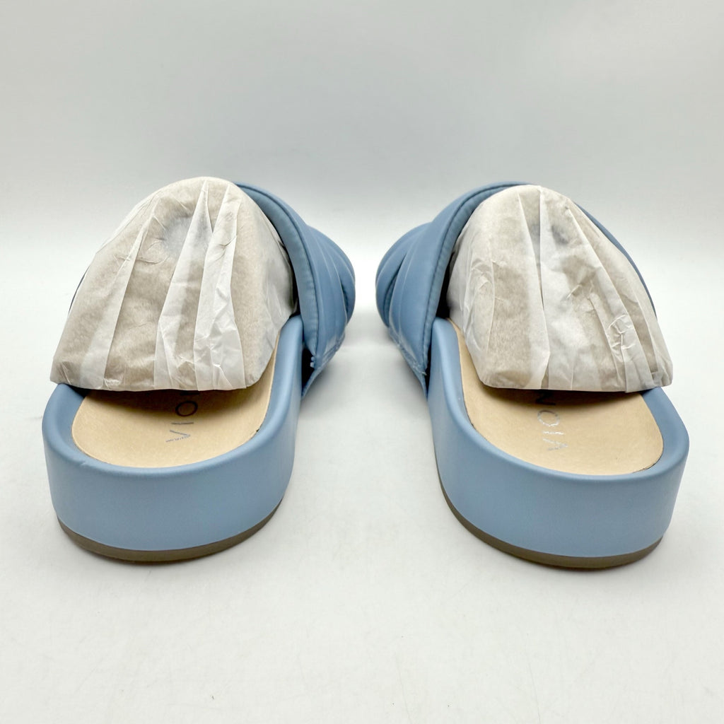 Vionic Womens Mayla Slide Sandals Size 5 M EU 35 Blue Comfort NIB