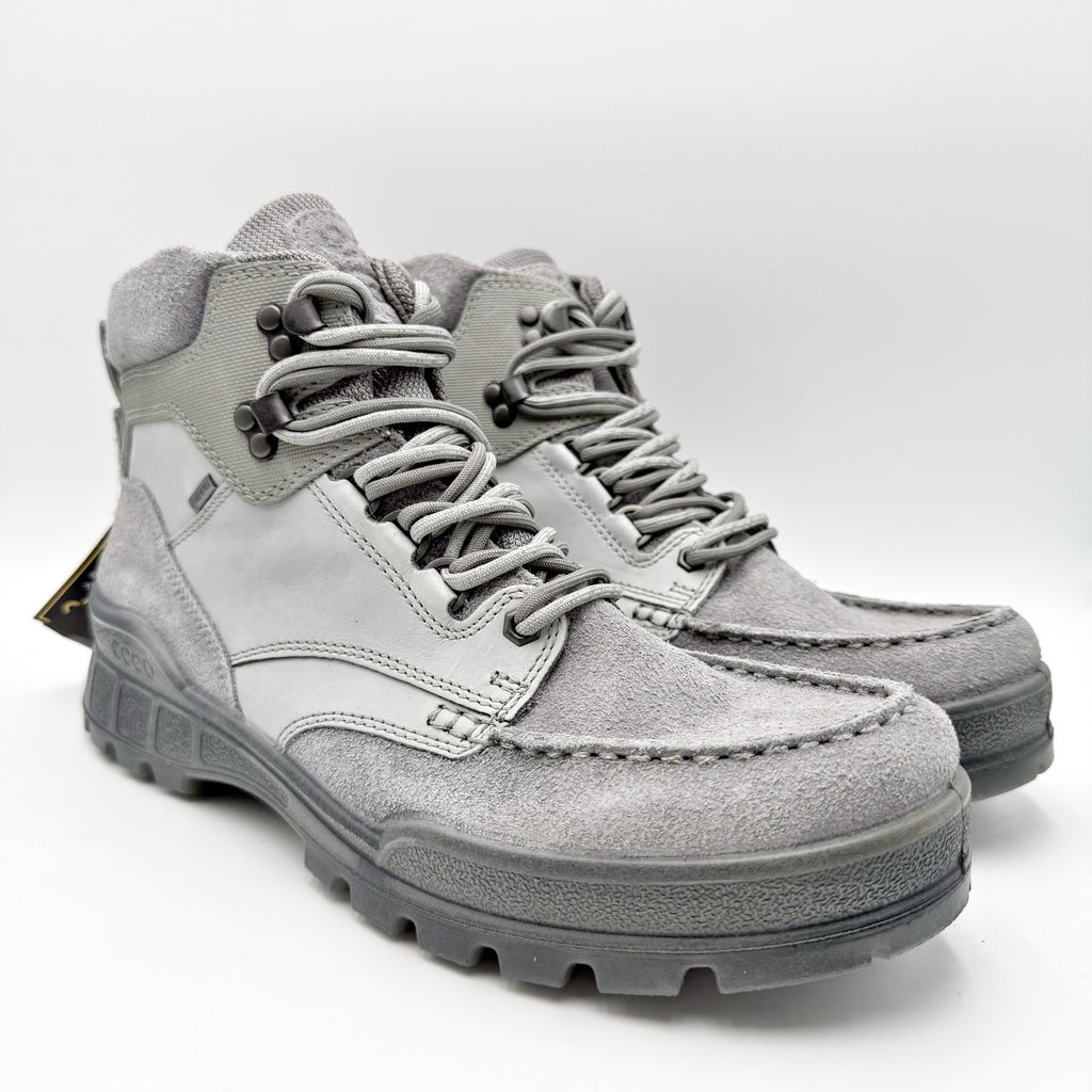 ECCO X Concepts Mens Track 25 Boots EU 44 US 10-10.5 Grey Leather Gortex NWT