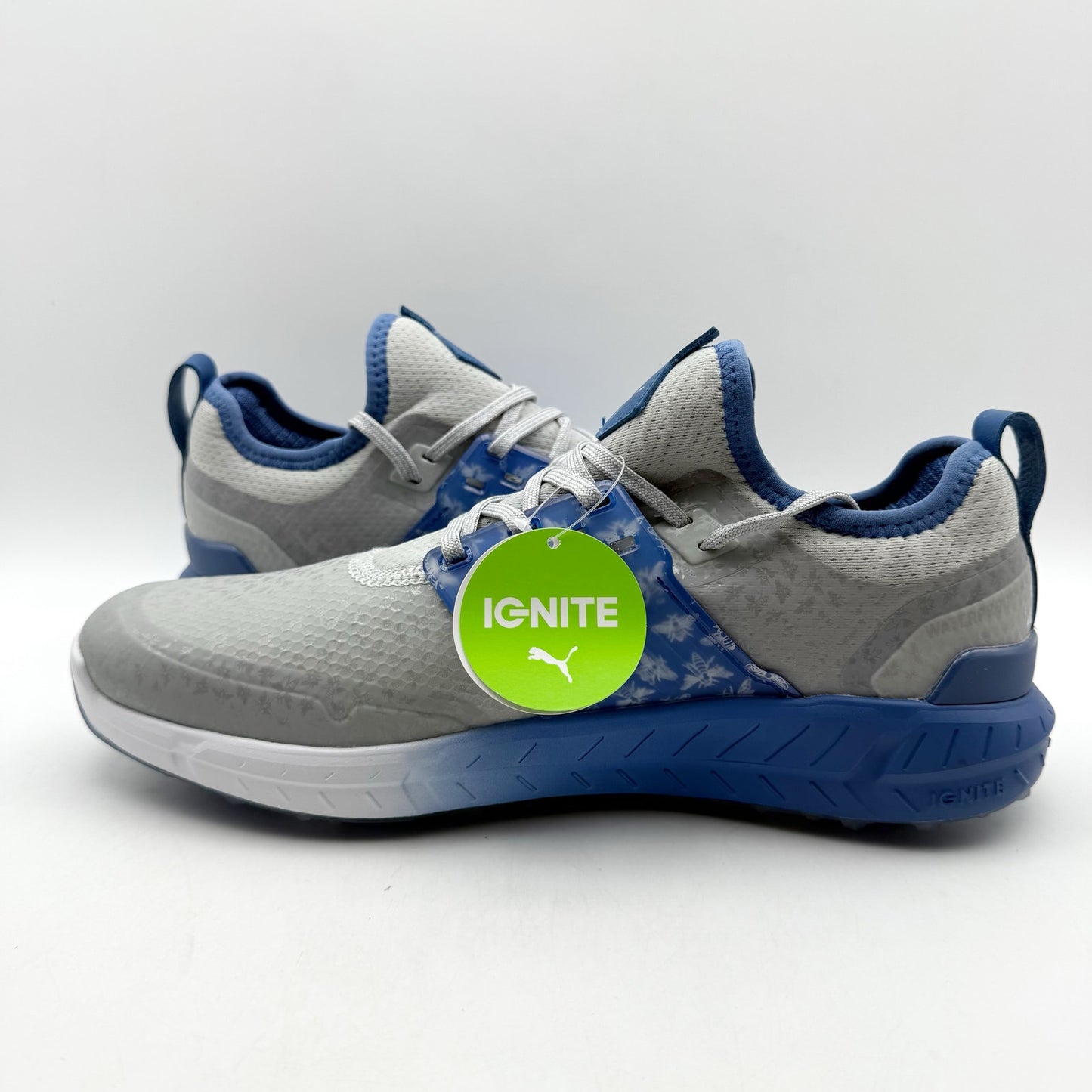 Puma Mens Ignite Pollination Golf Sneakers US 9 M EU 42 Blue Grey Athletic NWOB