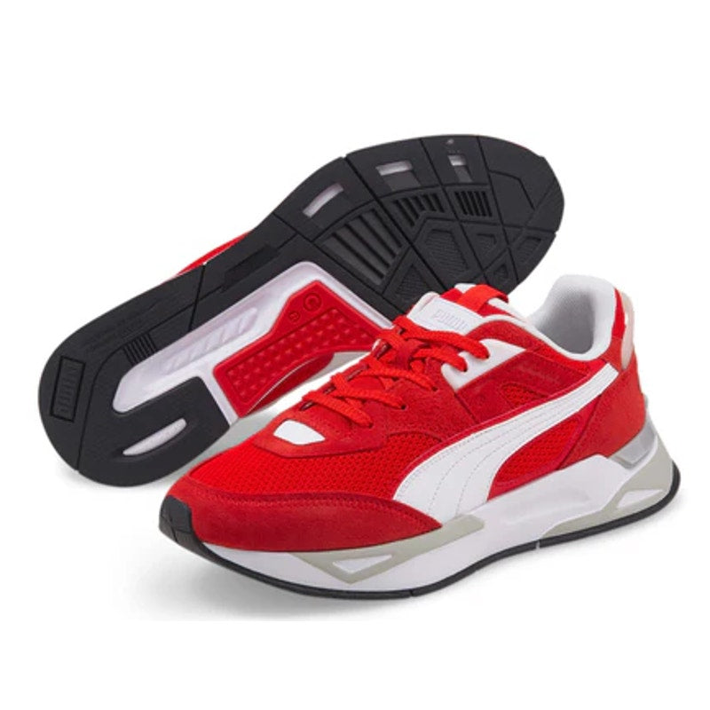 Puma Mens Mirage Sport Heritage Sneakers US 10.5 M EU 44 Red White Athletic NIB