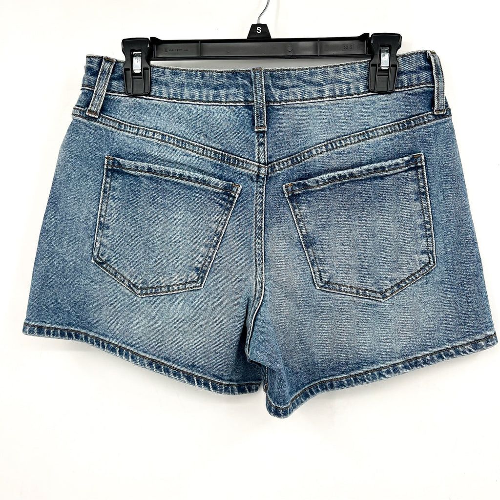 KUT FROM THE KLOTH Jane Denim Shorts Size 2 Peaceful Blue High Rise NWT