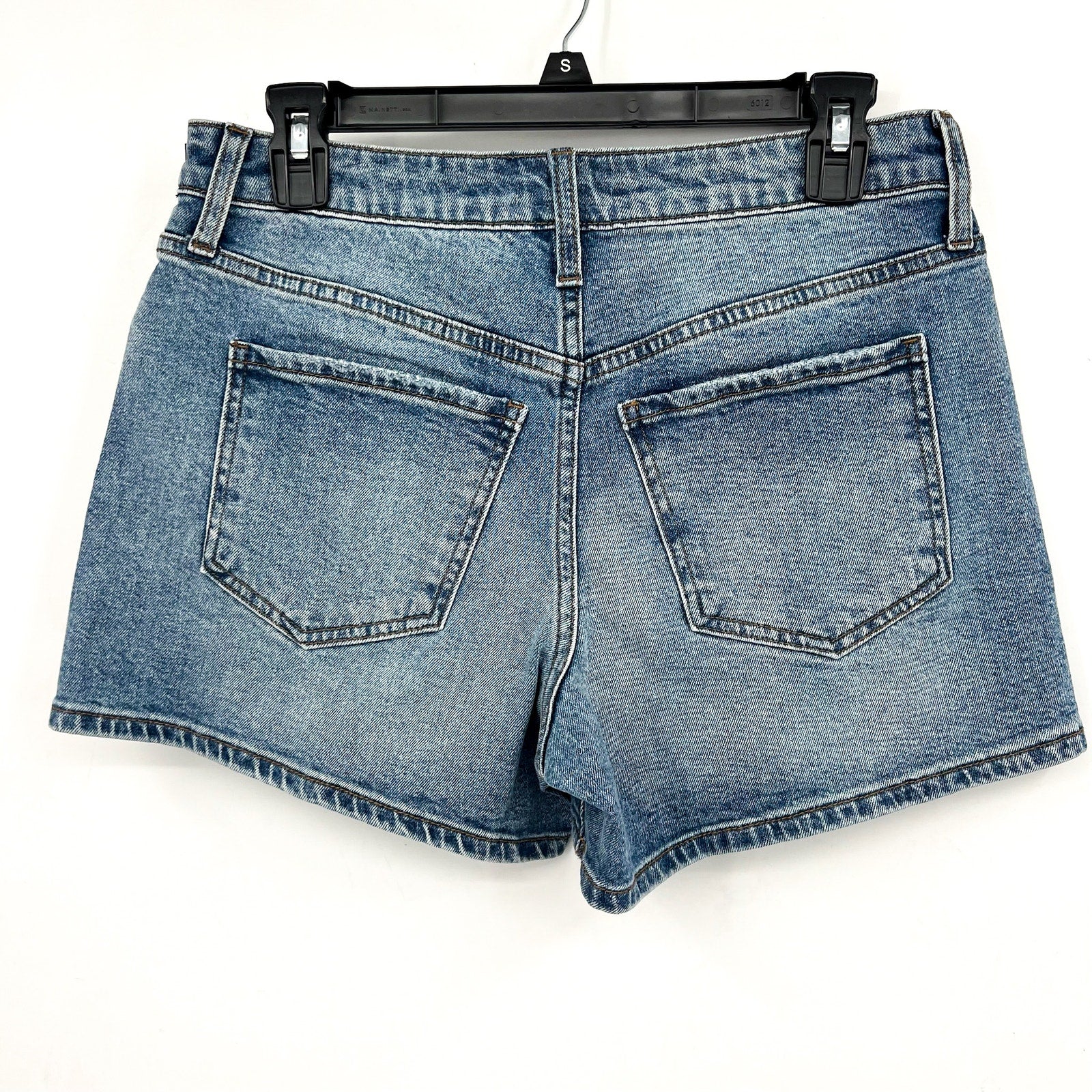 KUT FROM THE KLOTH Jane Denim Shorts Size 2 Peaceful Blue High Rise NWT