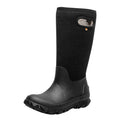 Bogs Womens Whiteout Cracks Tall Boots Size 12 EU 43 Black Waterproof NIB