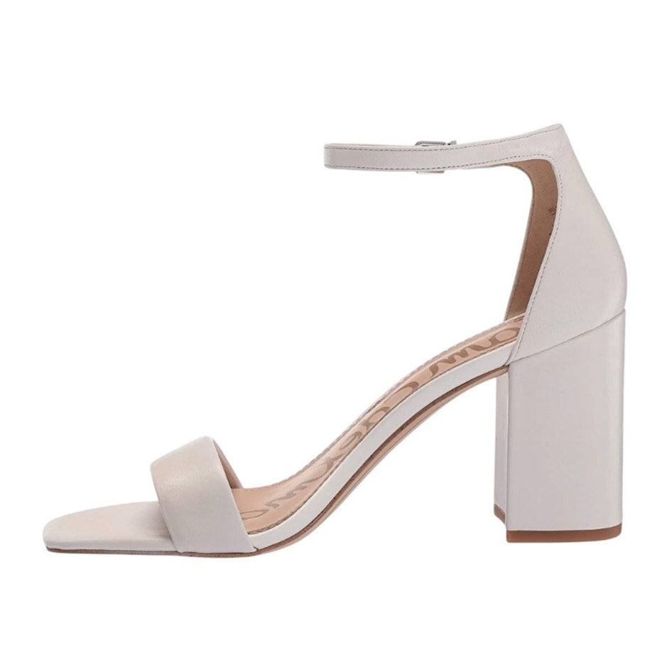 Sam Edelman Womens Daniella Heel US 5M EU 35 White Leather