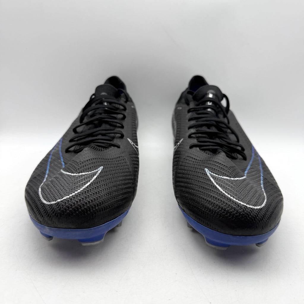 Nike Mens Zoom Mercurial Vapor 15 Pro FG Soccer Cleats US 12 Black Blue NWOB