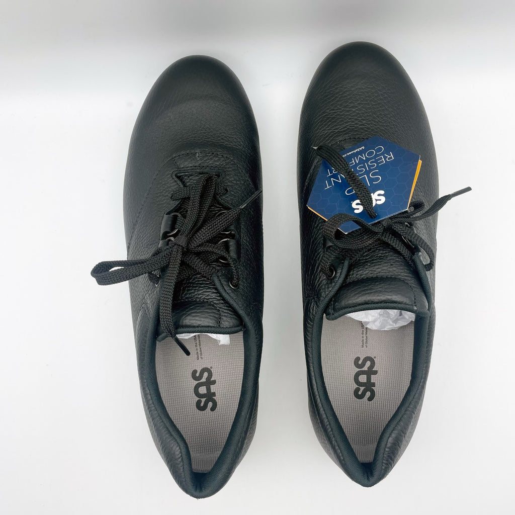 SAS Womens Liberty Lace Up Sneaker US 11 M EU 41.5 Black Leather SR NIB