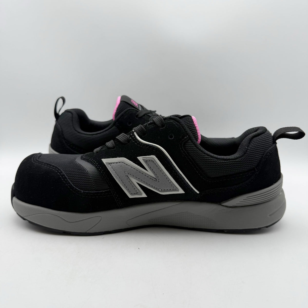 New Balance Womens Elite Lite Work Sneakers US 7 EU 38 Black Pink CT SR NIB