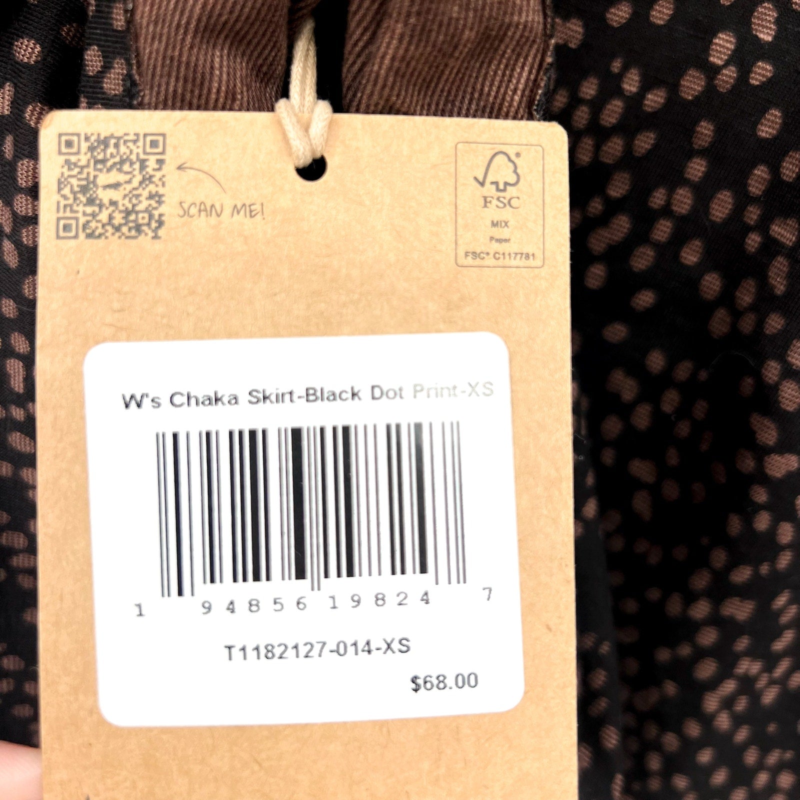 TOAD & CO Womens Chaka Pull-On Mini Skirt XS Black Dot Print NWT