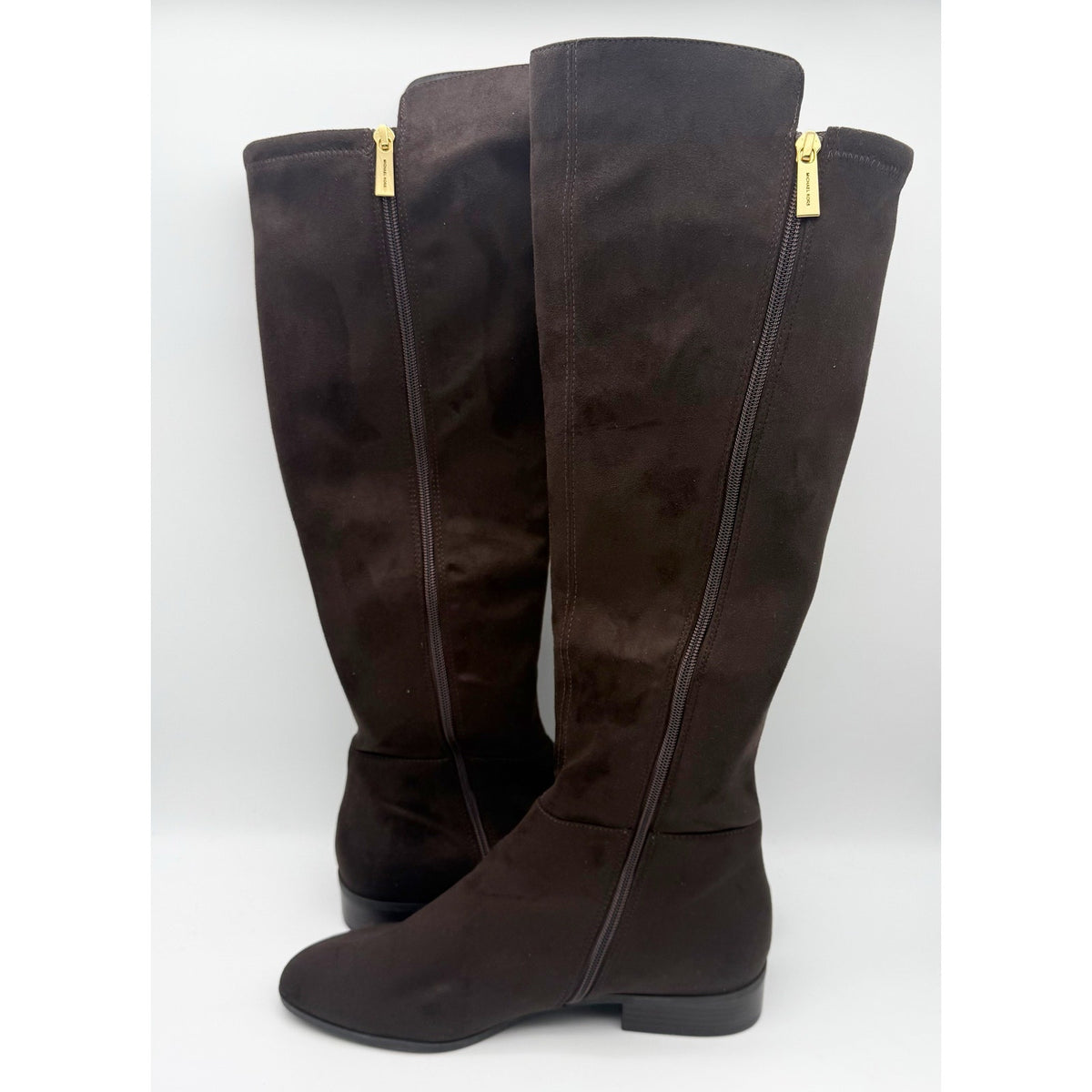 Michael Kors Womens Bromley Stretch Over-The-Knee Boot Size 11 Brown NWOB