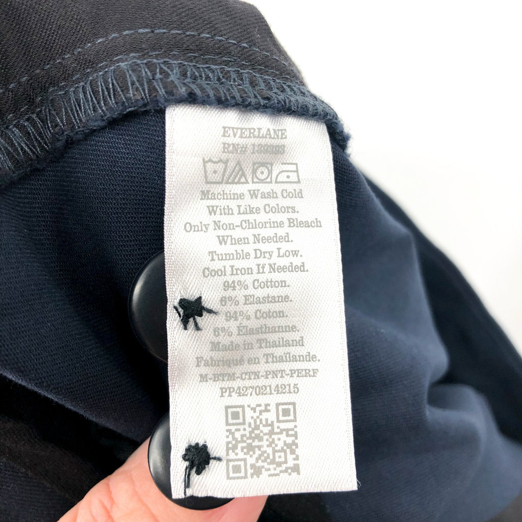EVERLANE UNIFORM Men's Performance Slim Fit Chino Pants 31x30 Deep Navy Blue NWT