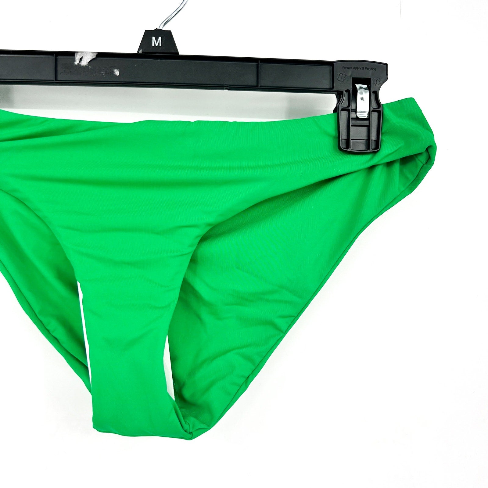 BECCA Women's Coast Shirred Adela Hipster Bikini Bottom Small Green Emerald NWT