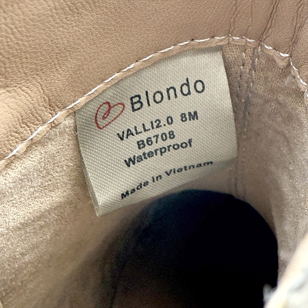Blondo Womens Valli 2.0 Ankle Booties SIZE 8 M Taupe Grey Nubuck Leather NIB