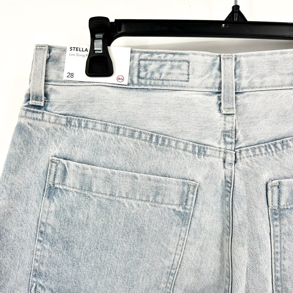 AG ADRIANO GOLDSCHMIED Stella Palazzo Wide Leg Jeans Size 28 Idol Light Wash NWT