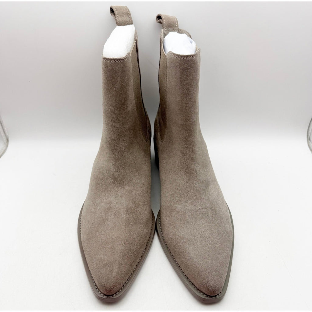 Saint Morta Men's Nomad Pointy Toe Chelsea Boot US 10 EU 44 Taupe Grey Suede NIB
