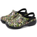 Merrell Womens Encore Service Pro Work Clogs Size 6 EU 37 Green Multi SR NIB