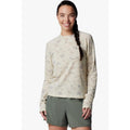 COLUMBIA Womens PFG Uncharted Knit Long Sleeve Shirt XL Stone Grey Cream NWT