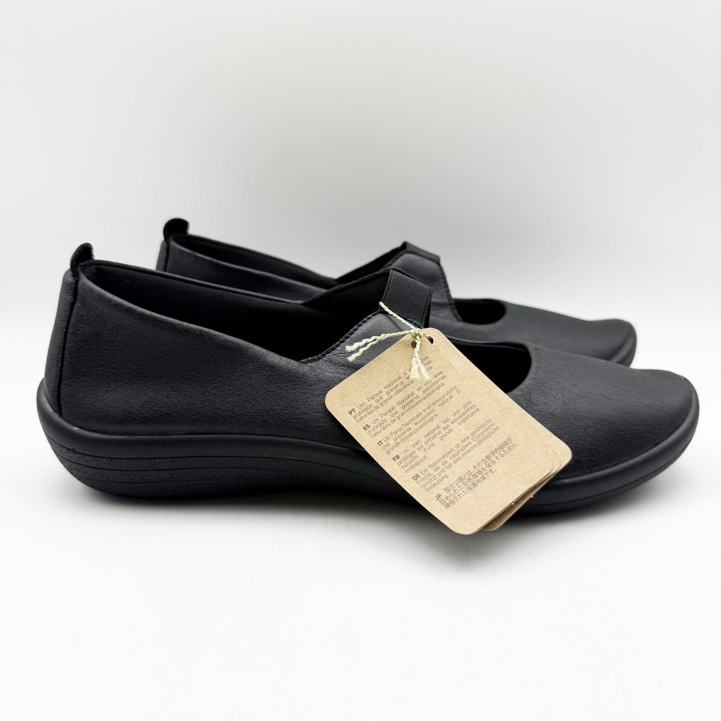 Arcopedico Womens Itatiaia Flats EU 42 US 11 Black Slip On NWOB