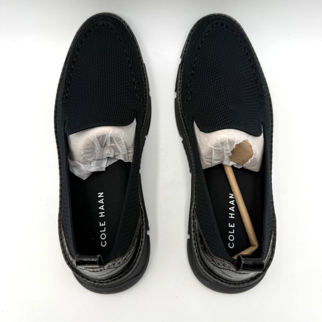 Cole Haan Womens ZeroGrand Rella Stitchlite Venetian Loafers Size 7.5 Black NIB