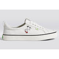Cariuma OCA Low Peanuts Skate Sneakers Womens 7 Off White Canvas Snoopy NIB