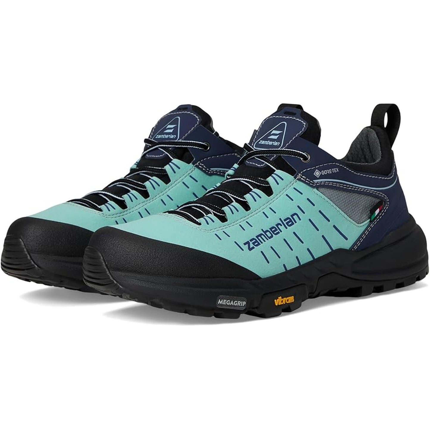 Zamberlan Womens Circe Low GTX Trail Sneakers US 8 Blue Black Waterproof NIB