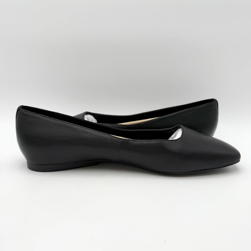 Naturalizer Womens Chelsea Ballet Flats Size 9 M Black Leather NWOB
