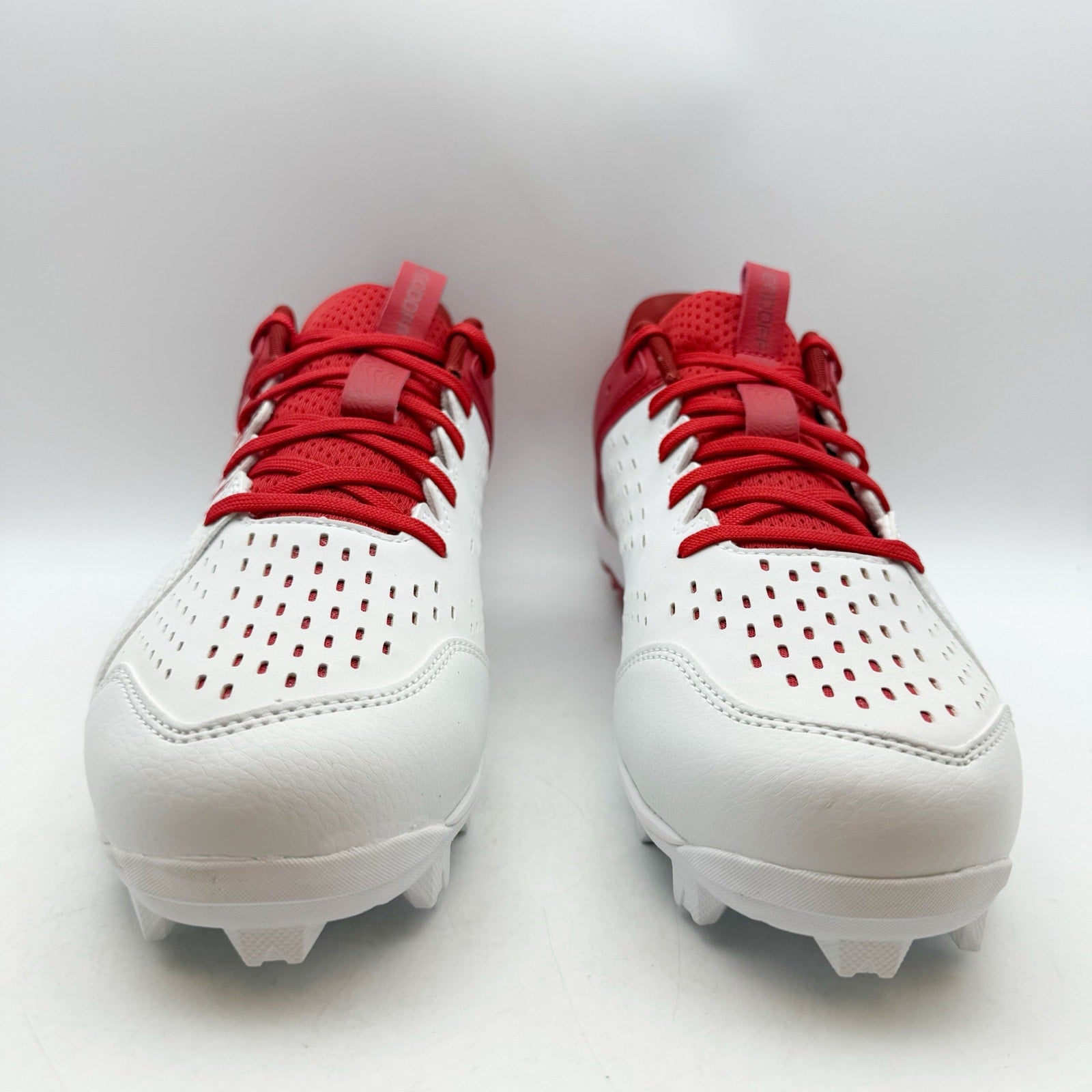 Under Armour Mens Leadoff Low Rm Baseball Cleats US 12 EU 46 Red White NIB