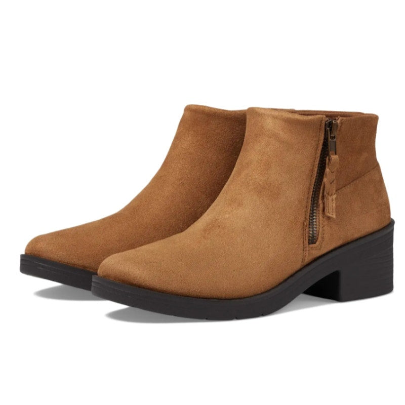 BZEES Womens Outgoing Ankle Booties Size 9 WIDE EU 40 Tan Boots NIB