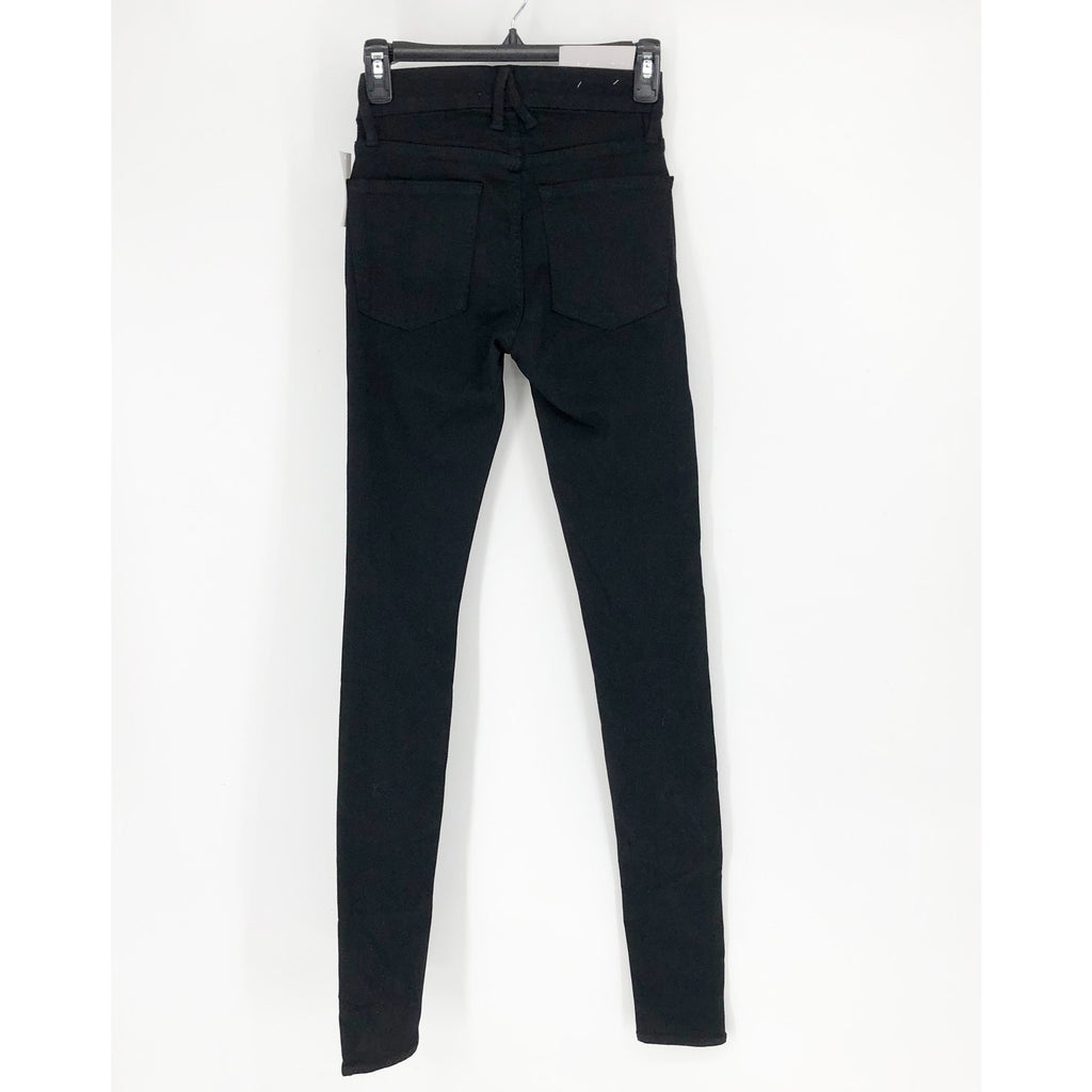 GOOD AMERICAN Womens Good Legs Jeans US 2 26x33 Black Stretch High Skinny NWT