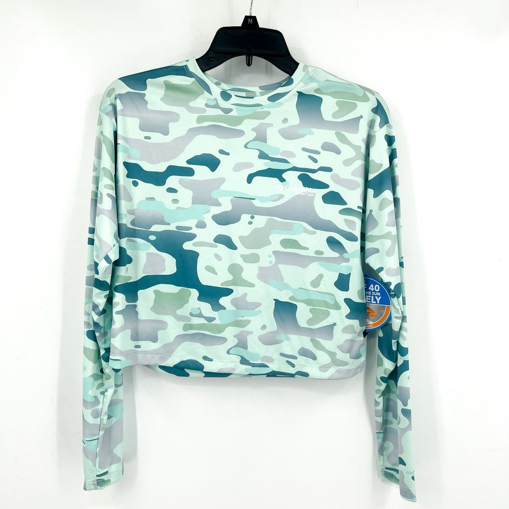 Columbia Women's Super PFG Tidal Light Shirt XS Blue Icy Morn Watershed NWT