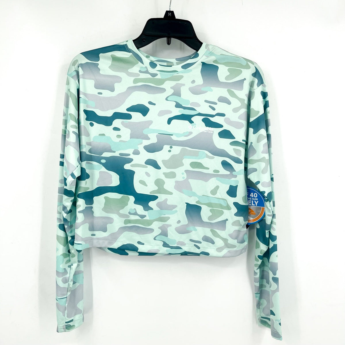 Columbia Women's Super PFG Tidal Light Shirt XS Blue Icy Morn Watershed NWT