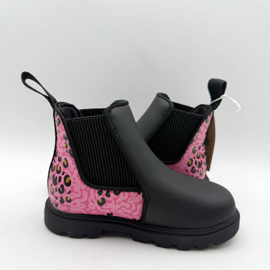 Native Girls Kensington Treklite Print Bootie US 8 EU 24 Black Pink NIB