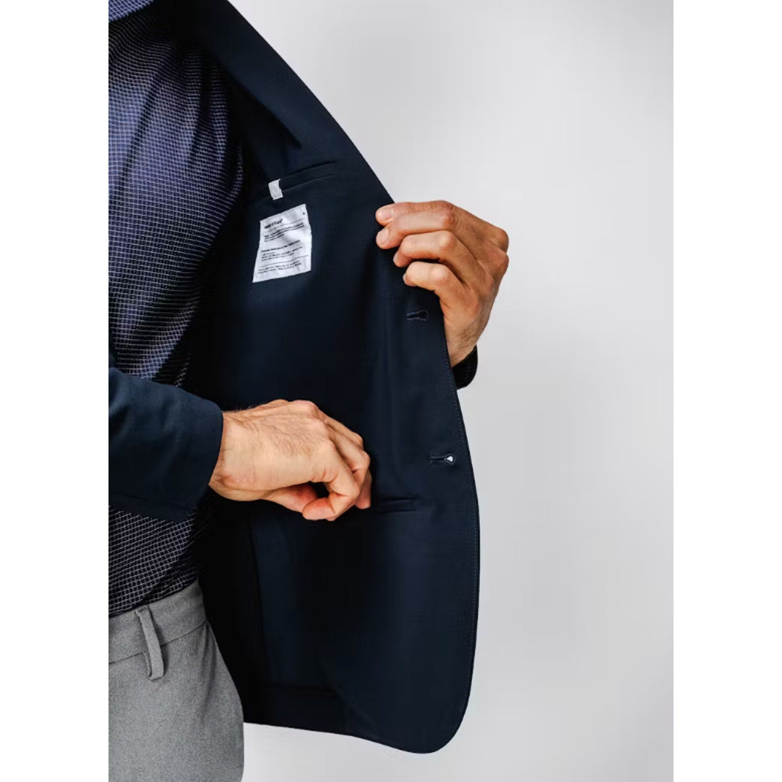 Ministry of Supply Mens Kinetic Blazer XS Navy Blue Two Button Jacket NWT