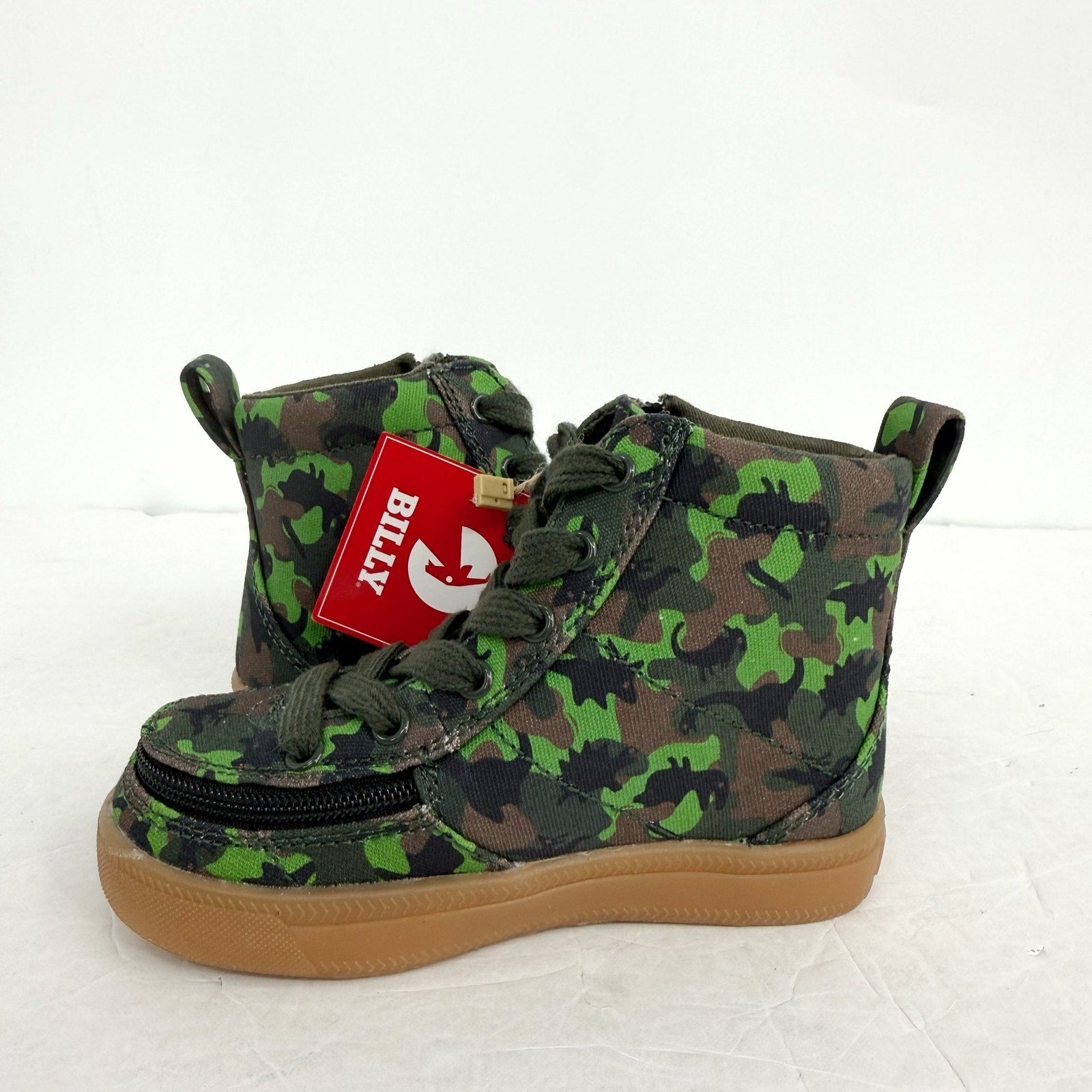 BILLY Footwear Toddler Kids High Top Sneakers US 8 M EU 24 Dark Green NIB