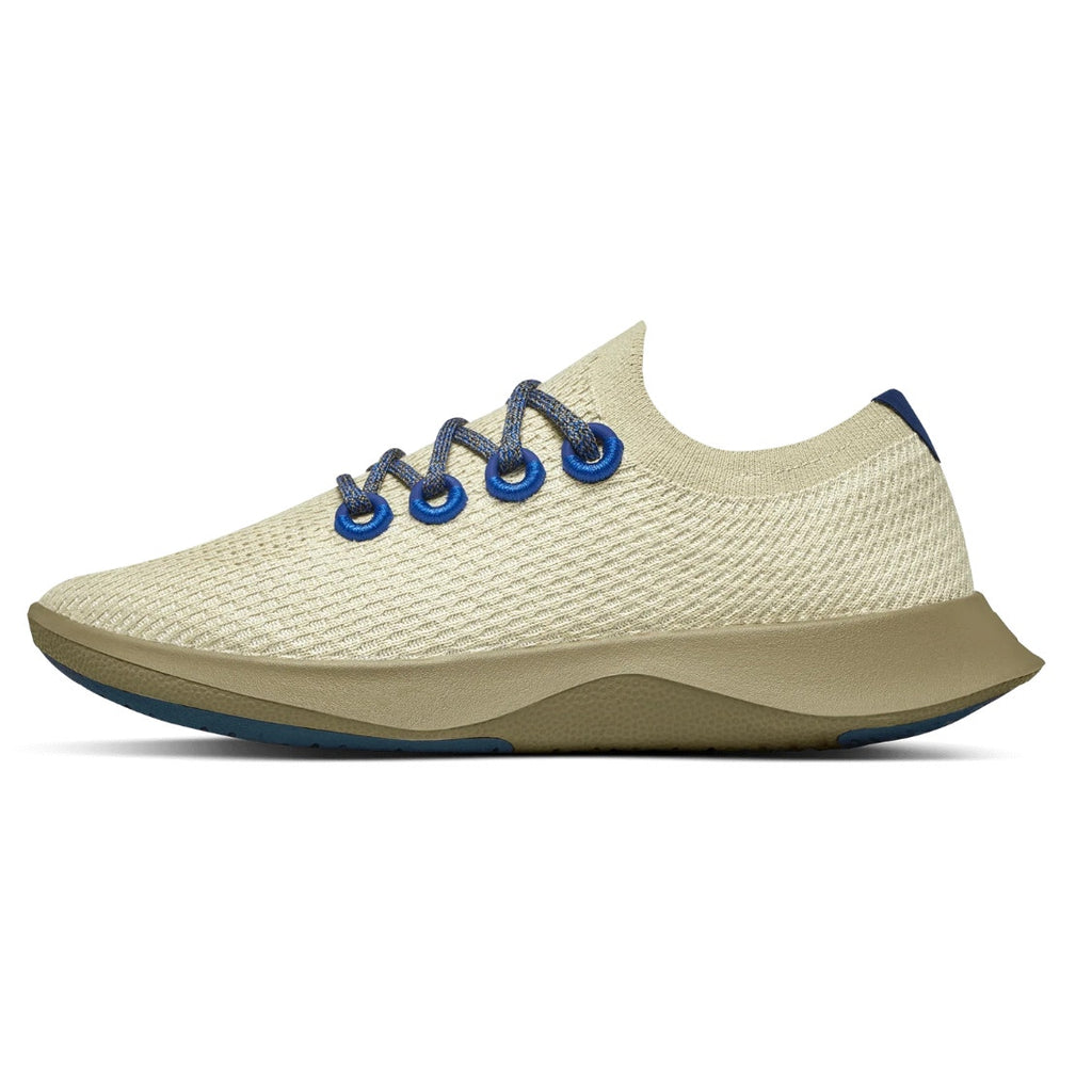 AllBirds Womens Tree Dasher 1 Casual Sneakers Size 5.5 Seek Beige Blue NIB