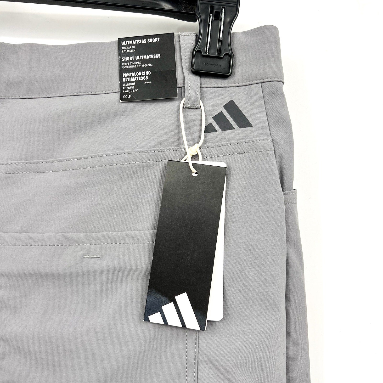 ADIDAS Men's Ultimate365 5-Pocket Golf Shorts Size 35 Grey Three Athletic NWT