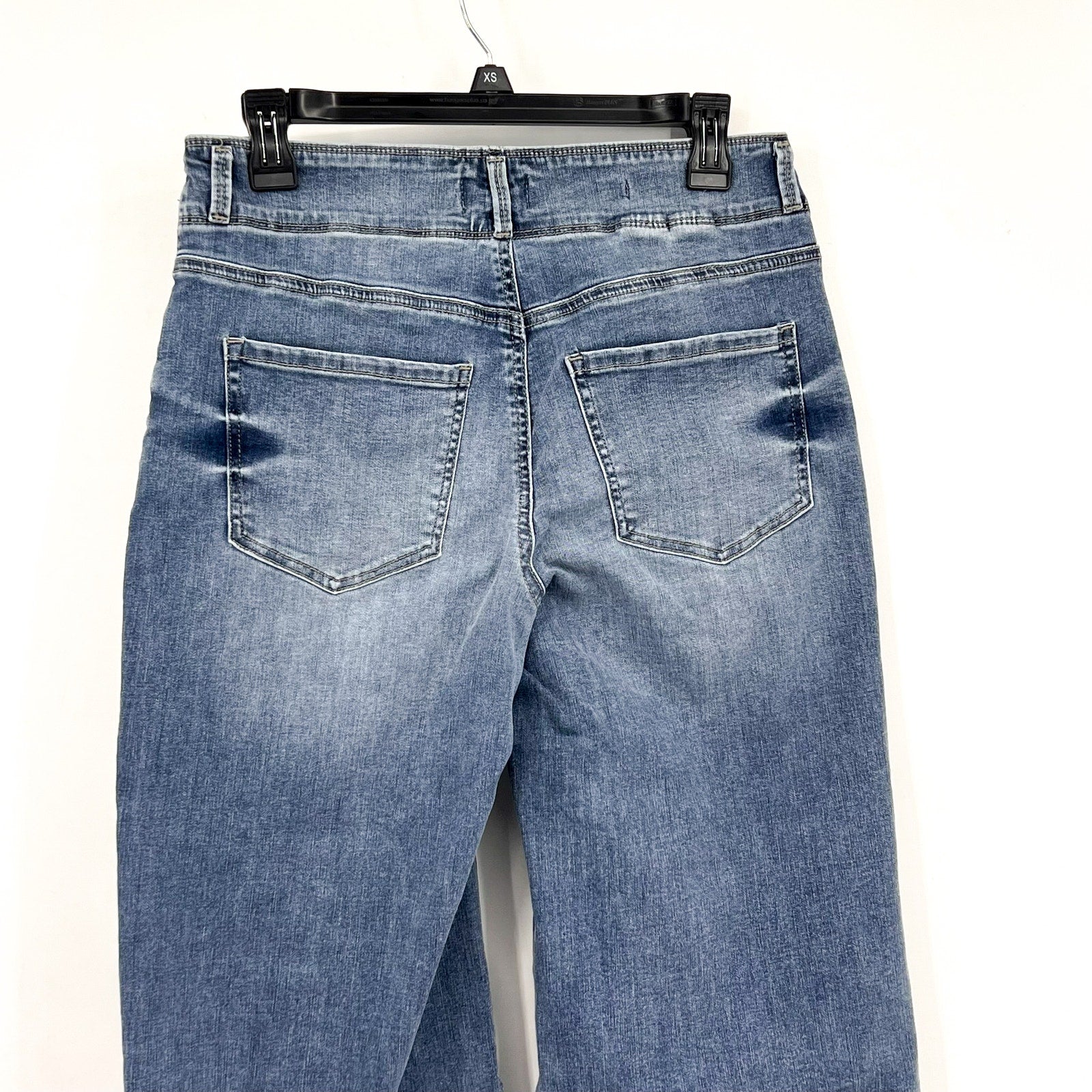 NYDJ Womens Major Wide Leg Capri Jeans Size 6 Fantasy Blue NWOT