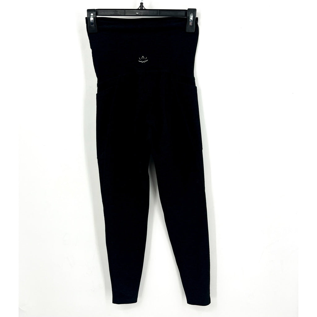 BEYOND YOGA Spacedye Love the Bump Midi Legging Small Grey Darkest Night NWOT