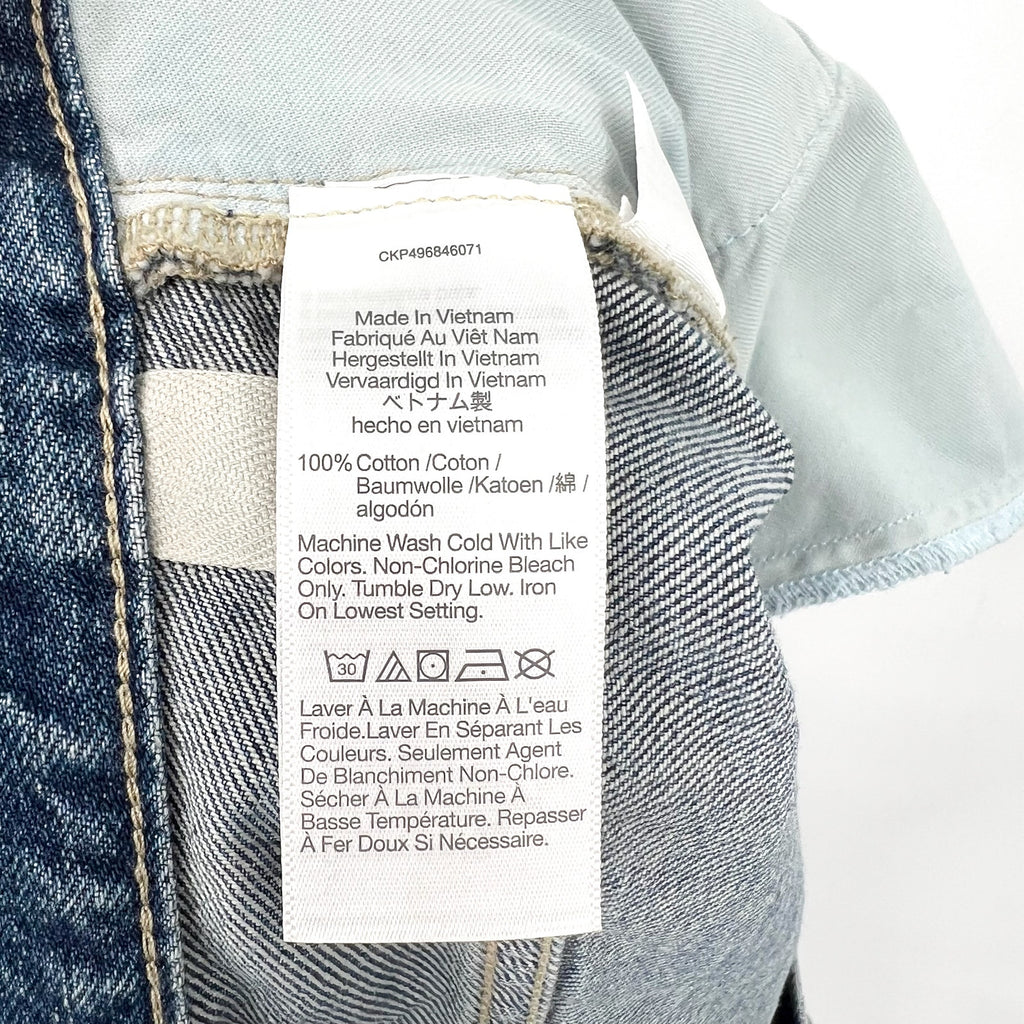 MADEWELL Women's Baggy Crop Jeans Size 32 US 14 Croswell Blue NU172 Denim NWT