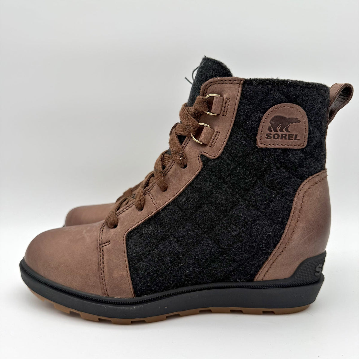 Sorel Womens Evie ll NW Ankle Bootie US 7.5 EU 38.5 Tan Suede Waterproof NIB