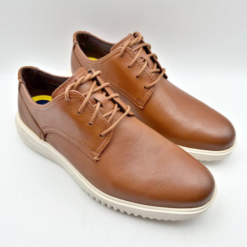 Cole Haan Mens Grand Plain Toe Oxford Shoes Size 11 M EU 44 Brown Leather NIB