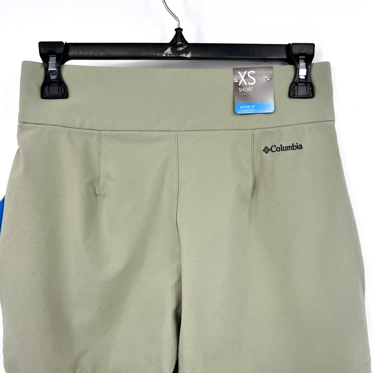 COLUMBIA Women's All Seasons Shorts XS Safari Green Omni Shade UPF 50 NWT