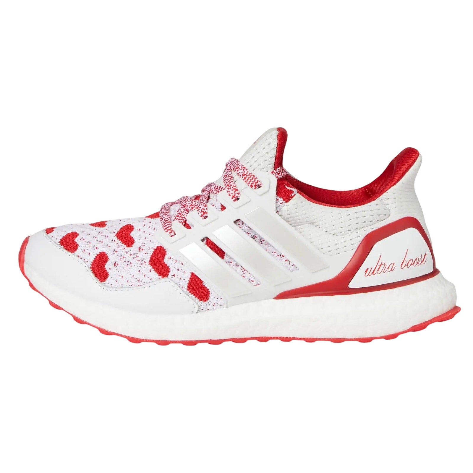 Adidas Womens Ultraboost 1.0 Running Shoes US 9 White Red Athletic NWOB