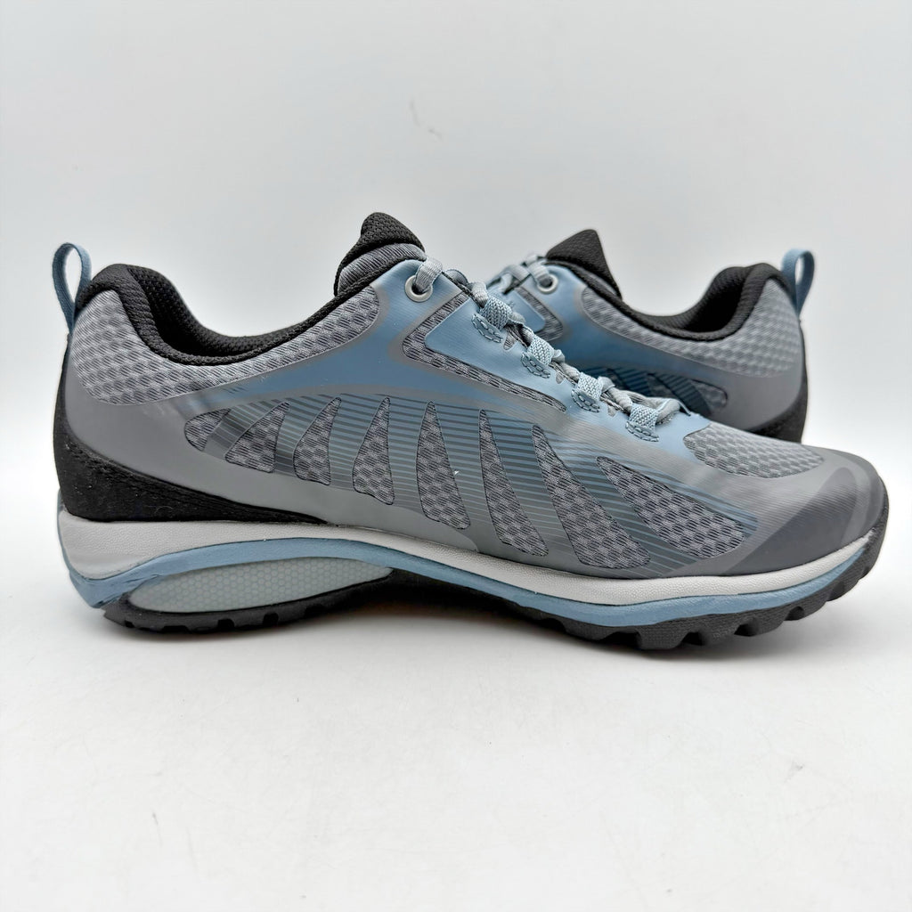 Merrell Womens Siren Edge 3 Hiking Shoes Size 7.5 WIDE Blue Grey Waterproof NWOB